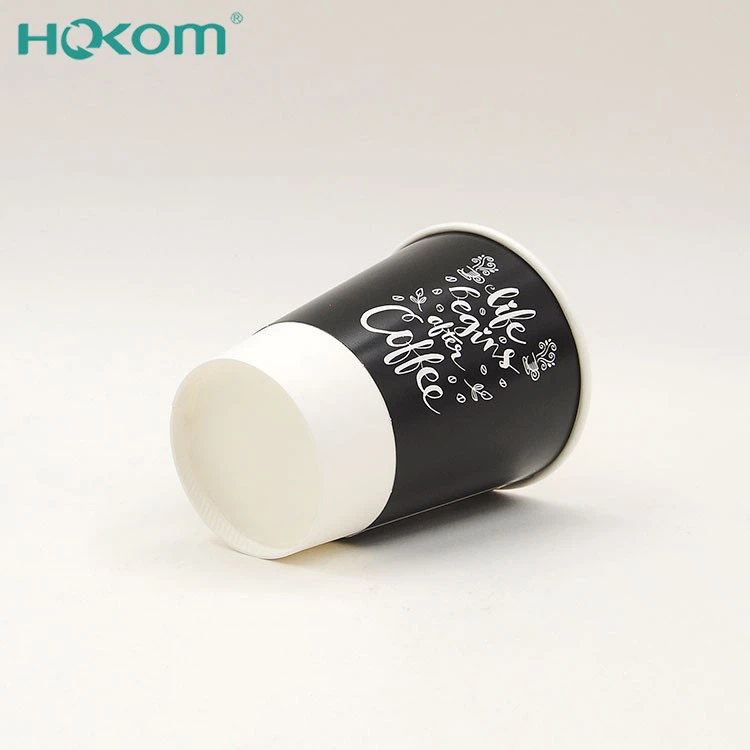 Custom Printed Logo Disposable Recycle 6oz 8oz 12oz 16oz 20oz Double Ripple Wall Coffee Paper Cups With Lids